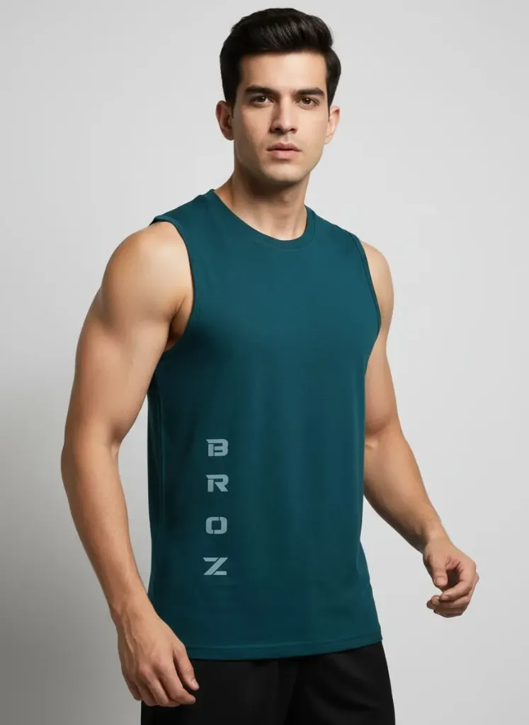 Broz Gym Tanktop (Blue, M)
